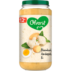 Olvarit Bloemkool Aardappel Ei Babyhapje 12+ maanden 250 GR
