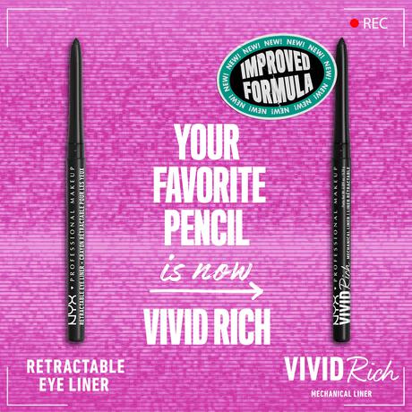 NYX Professional Makeup Vivid Rich Mechanical Pencil Sapphire Bling