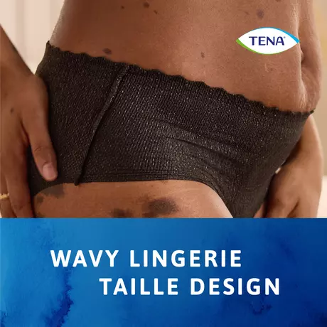 TENA Silhouette Plus Low Waist Wegwerpbroekjes Zwart L 10 stuks
