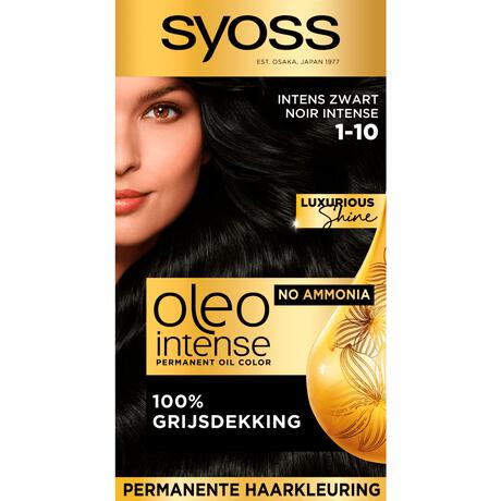Syoss Oleo Intense 1-10 Intens Zwart/Noir Intense