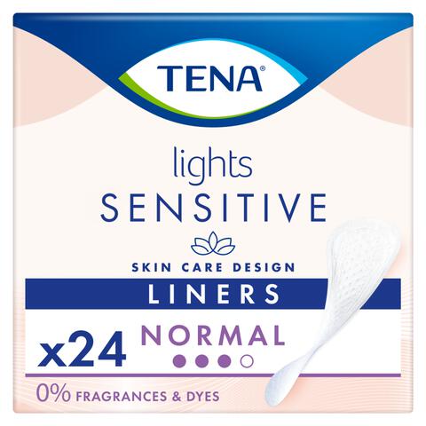 TENA Lights Sensitive Normal Incontinentie Inlegkruisjes 24 stuks