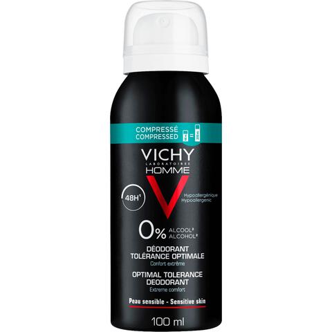 Vichy Homme Deodorant Spray Compressed 100 ML