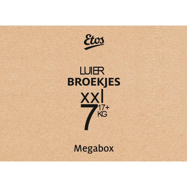 Etos Woezel & Pip Luierbroekjes XXL Megabox Maat 7  17+ kg 54 stuks