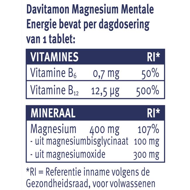 Davitamon Magnesium Mentale Energie 30ST