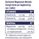 Davitamon Magnesium Vitamine B12 Mentale Energie Tabletten 30 stuks