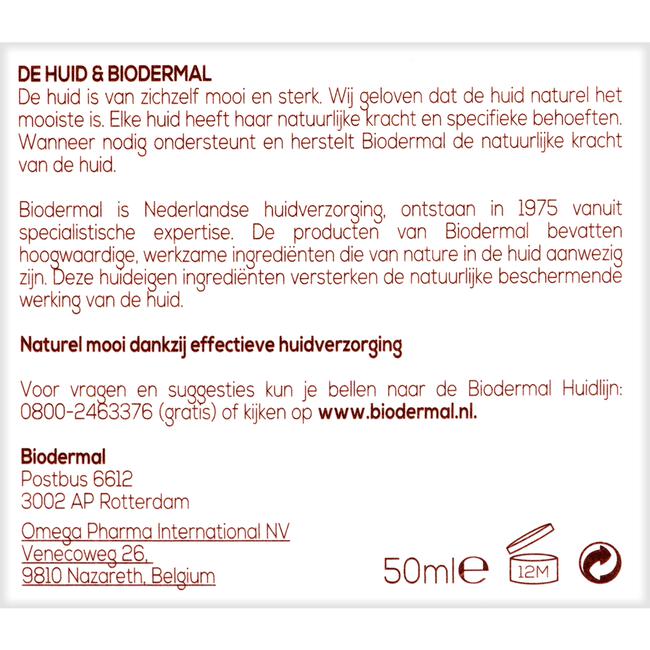 Biodermal Anti Age 50+ Dagcrème SPF 15 50 ML