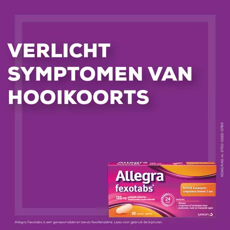 Allegra Fexotabs Hooikoorts Tabletten 10 stuks