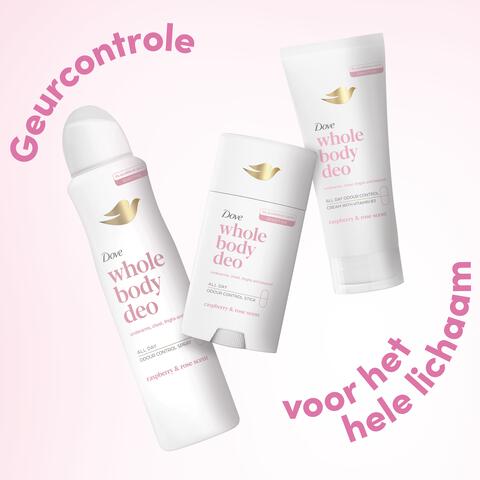 Dove Whole Body Raspberry & Rose Deodorant Cream 75 gram