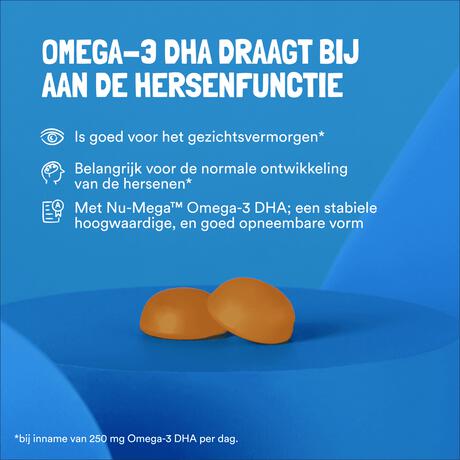 Yummygums Kids Vegan Omega-3 Suikerarm 45 stuks