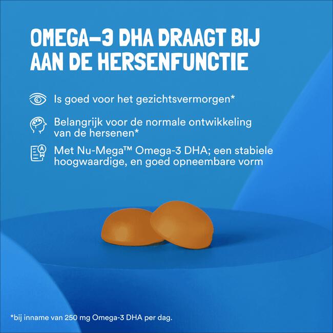 Yummygums Kids Vegan Omega-3 Suikerarm 45 stuks
