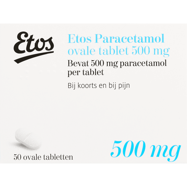 Etos Paracetamol Ovale Tablet 500 mg