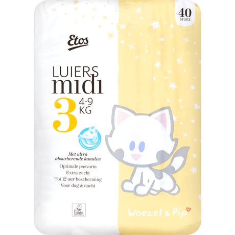 Etos Woezel & Pip Luiers Midi Maat 3 Megabox