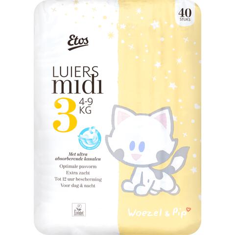 Etos Woezel & Pip Luiers Midi Maat 3 Megabox