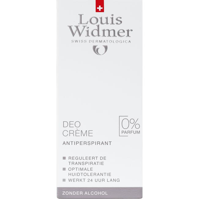 Louis Widmer Deo Crème Zonder Parfum 40 ML