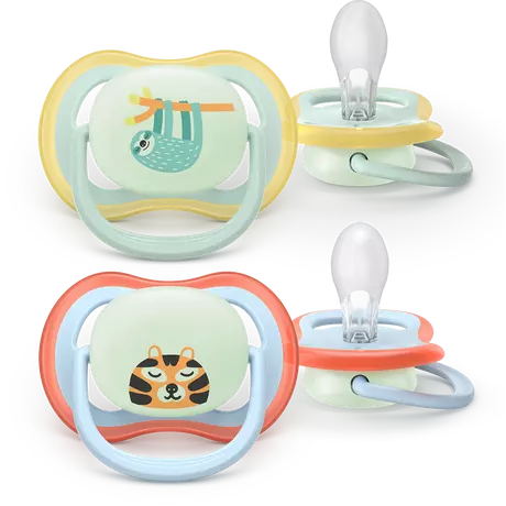 Philips Avent Fopspeen Ultra Air Night 0-6M SCF376/24 2 stuks