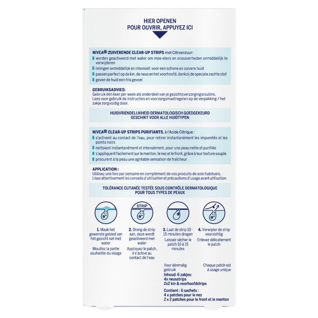 NIVEA Zuiverende Clear-up Strips 8 stuks