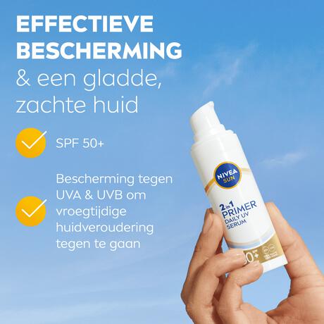 NIVEA SUN UV Face 2in1 Primer Serum SPF 50+ 30 ML