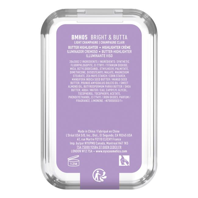 NYX Professional Makeup Buttermelt Highlighter 05 Bright and Butta