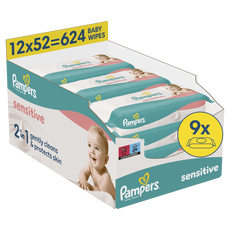 Pampers Sensitive Billendoekjes 9x80 stuks