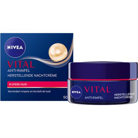 NIVEA Vital Herstellende Nachtcrème Oudere Huid 50 ML