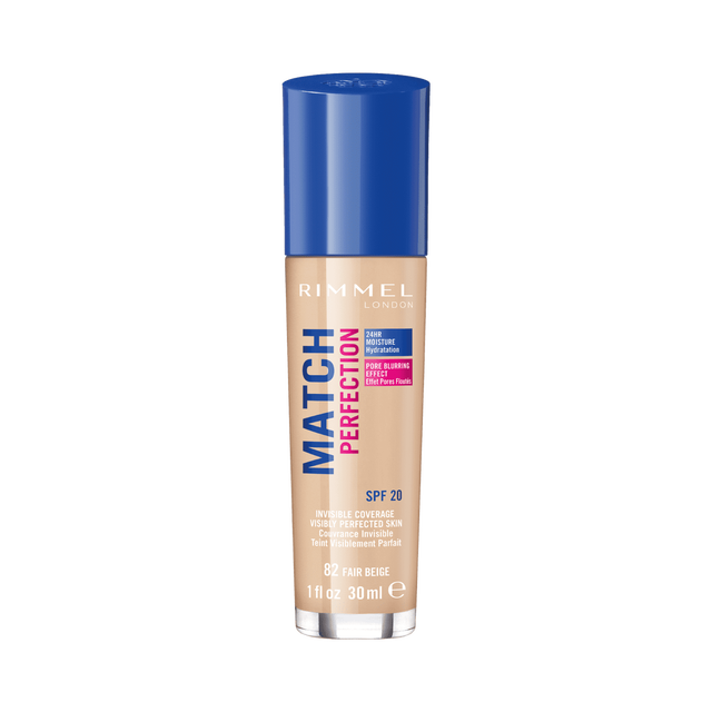 Rimmel London Match Perfection Foundation 082 Fair Beige