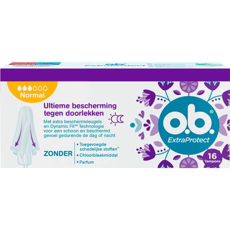 o.b. Extra Protect Tampons Normal 16 Stuks