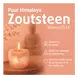Lucovitaal Puur Himalaya Zoutsteen Waxinelicht