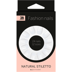 2B Fashion Nails Natural Stiletto