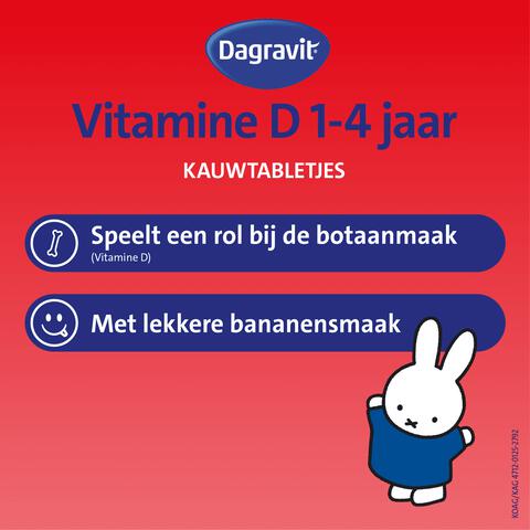 Dagravit Kids Vitamine D 200 kauwtabletten