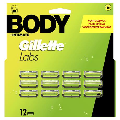 GilletteLabs Body Navulmesjes 12 stuks
