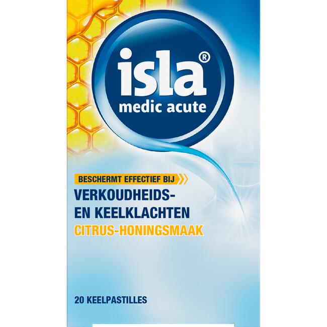 isla Medic Acute Citrus-Honing Keelpastilles