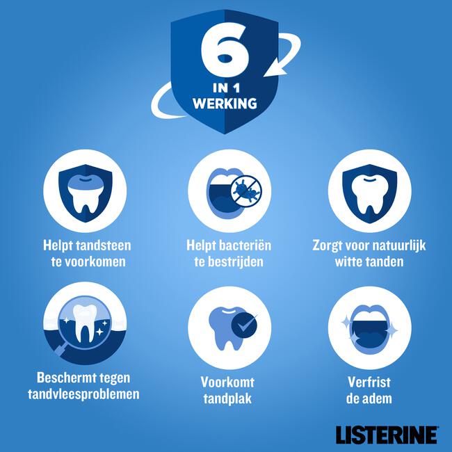 Listerine® Total Care Tartar Protection Mondspoeling 500 ML