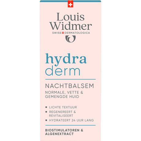 Louis Widmer Hydraderm Nachtbalsem Licht Geparfumeerd 50 ML