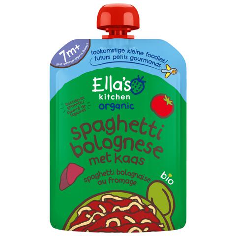 Ella's Kitchen Bio Spaghetti bolognese + kaas 130g 7+