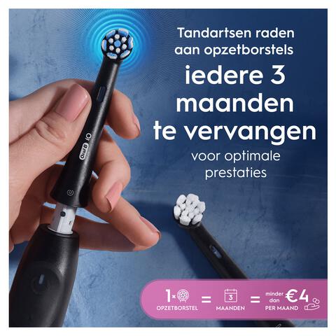 Oral-B iO Gentle Care Opzetborstels Zwart 2 Stuks