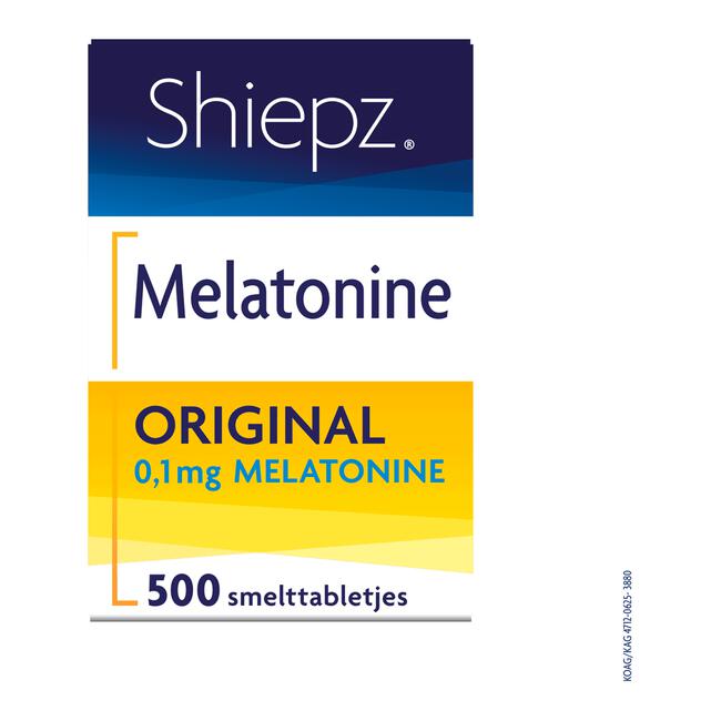 Shiepz Melatonine Original 0,1 mg 500 tabletten