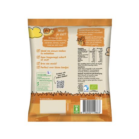 Olvarit Knabbels Kikkererwt 12+ Maanden 20 gram