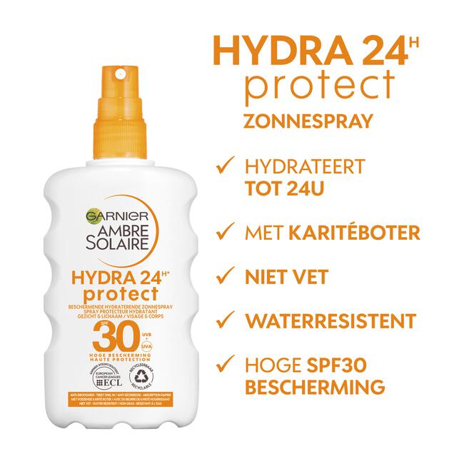 Garnier Ambre Solaire Hydraterende Zonnebrandspray SPF 30 200 ML