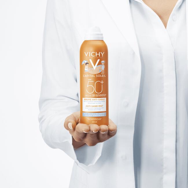 Vichy Capital Soleil Anti-Zand Zonnebrandspray Kind SPF50+ 200 ML