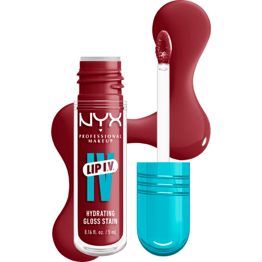 NYX Professional Makeup Lip IV Hydraterende Lipgloss Stain Drippin in Rose