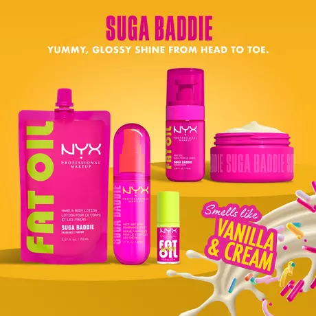 NYX Professional Makeup Hair & Body Fragrance Mist Suga Baddie 80 ML