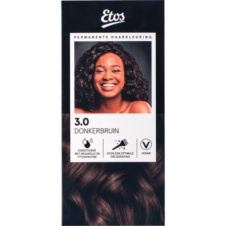 Etos Permanente Haarkleuring 3.0 donkerbruin