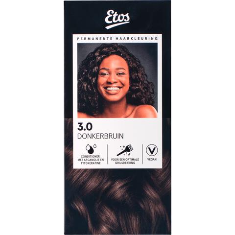 Etos Permanente Haarkleuring 3.0 donkerbruin