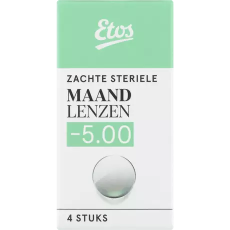 Etos Zachte Maandlenzen -5.00 4 stuks
