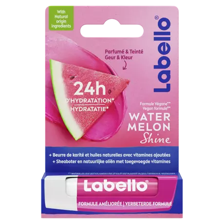 Labello Watermelon Shine 24u Hydratatie Lippenbalsem