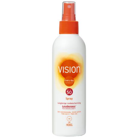 Vision Zonnebrand SPF50 Spray 180 ML