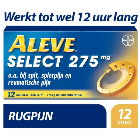 Aleve Select Bij Rugpijn Spierpijn en Gewrichtspijn Tabletten 12 stuks