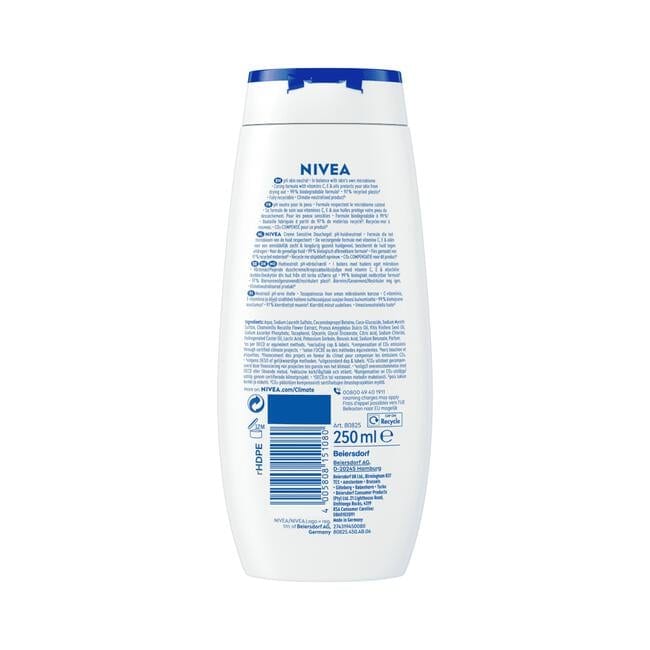 NIVEA Crème Sensitive Douchecrème 250 ML