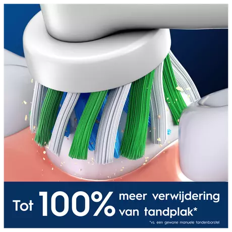 Oral-B Cross Action Opzetborstels Wit 8 Stuks