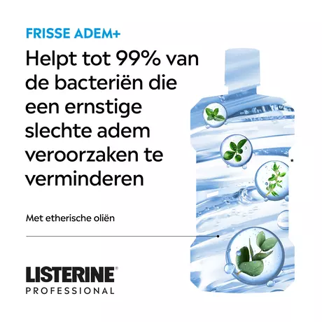 Listerine® Professional Frisse Adem+ Mondwater 500 ML
